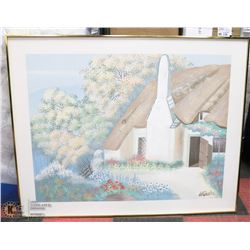 LARGE ART ON CANVAS BY LEE REYNOLDS