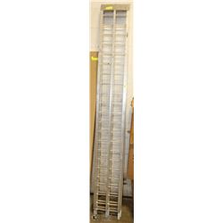 PAIR OF 8' ALUMINUM QUAD RAMPS.