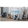 Image 1 : LARGE LOT OF EXCERCISE EQUIPMENT