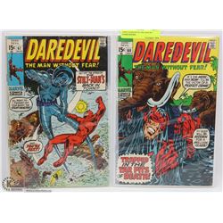 1960'S DAREDEVIL #66 AND #67 COMICBOOKS
