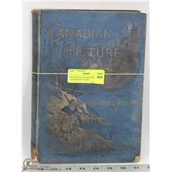VINTAGE DATED 1882 BOOK OF CANADIAN PICTURES