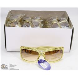 CASE OF YELLOW FRAME  DESIGNER SUNGLASSES