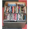 Image 1 : LARGE FLAT OF DVD MOVIES & DVD PLAYER