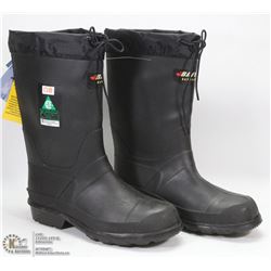 PAIR OF NEW BAFFIN SIZE 8 RUBBER STEEL TOE BOOTS