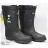 Image 1 : PAIR OF NEW BAFFIN SIZE 8 RUBBER STEEL TOE BOOTS