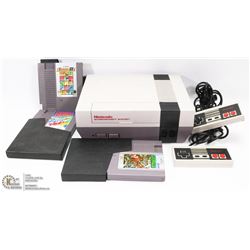 ORIGINAL NES, INCLUDES 2 CONTROLLERS & GAMES