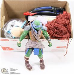 ASSORTED TOYS INCLUDES CABBAGE PATCH DOLL, TEENAGE