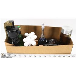 LOT OF AVON COLLECTIBLES INCL BELLS, HOT & COLD