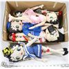 Image 1 : LOT OF 6 COLLECTIBLE BETTY BOOP DOLLS