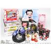 Image 1 : BOX OF BETTY BOOP COLLECTIBLES INCL SOME SEALED