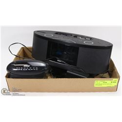 SANYO RADIO WITH TWIN STATIONS IPOD/IPHONE