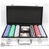 Image 1 : POKER SET IN METAL CARRYING CASE. HOBBY