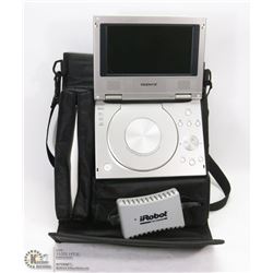 PORTABLE DVD PLAYER COMES WITH DETACHABLE BATTERY