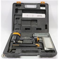 STANLEY BOSTITCH AIR NAILER WITH NAILS.