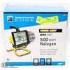 Image 1 : HALOGEN 500 WATT WORK LIGHT NEW.
