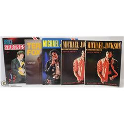 MICHAEL JACKSON COLLECTOR BOOKS.