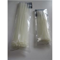 2 packs of 100 Cable/Zip Ties / 12 inch and 8in. 100 each