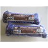 Image 1 : 2 rolls 100ft each of Diamond braid Rope / blue
