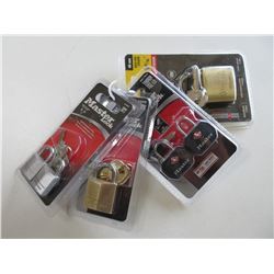 Bundle of 6 New Locks / 5 Master Locks 1 Stanley / 2 locks are Luggage
