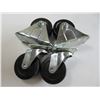 Image 1 : Set of 4 New 3 inch Castors / 2 are swivel