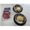 Image 1 : New Pet Bundle / 2 stainless non skid Bowls / 10ft Retractable Leash