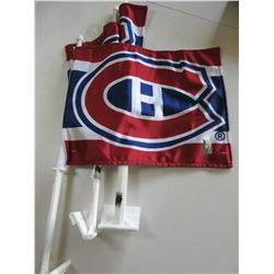 3 New NHL Car Flags / Montreal Canadians