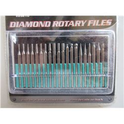New 20 Piece Diamond Rotary Files