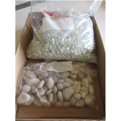 Huge bag of Glass rocks & Polished rocks