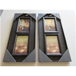 Set of 2 New Picture Frames / hardware included