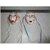 Image 2 : Set of 2 Porcelain Masks Made in Japan hand painted