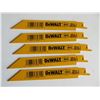 Image 1 : 5 DeWalt Recip/Sawzall Blades / 18tpi Bi-Metal