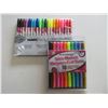 Image 1 : 2 Packs of Fabric Markers 20 piece & 10 piece
