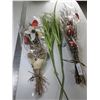 Image 1 : Bundle of 4 dryed Flower Bouquet's / approx - 28inch long