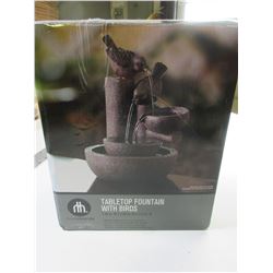 Table top Fountain with Birds /