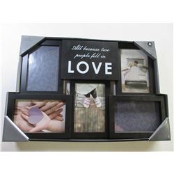 Picture Frame with 5 -  4 x 6  frames