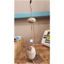 STONE AND IRON GARDEN BIRDS