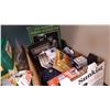 Image 2 : THREE BOXES OF ESTATE GOODS AND LINCOLN LOGS AND RADIO, TINS AND AVON COLLECTABLES