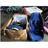 Image 1 : LARGE BOX OF LUST PROPERTY ITEMS AND CAR SEATS