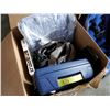 Image 2 : LARGE BOX OF LUST PROPERTY ITEMS AND CAR SEATS