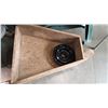 Image 2 : MATSQUI SEED CO WOODEN WHEEL BARROW PLANTER