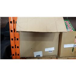 BOX OF HARDWARE ORGANIZERS