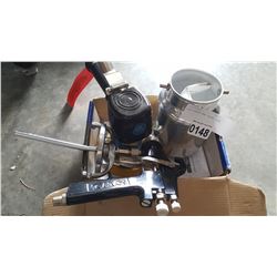 PALM SANDER AND PAINT GUN