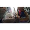Image 1 : OZARK TRAIL FAMILY COMBO AND BOX OF CAMPING ITEMS