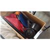 Image 2 : OZARK TRAIL FAMILY COMBO AND BOX OF CAMPING ITEMS
