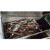 Image 2 : TOOLBOX W/ LARGE LOT OF WRENCHES