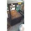 Image 3 : ROLLING 2 TIER METAL SHOP CART W/ STORAGE