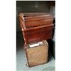 Image 2 : WOOD CANTEENS AND LOCK BOX