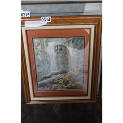 ROBERT BATEMAN OWL PRINT