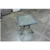 Image 1 : SMALL GLASSTOP PATIO ENDTABLE