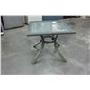 Image 2 : SMALL GLASSTOP PATIO ENDTABLE